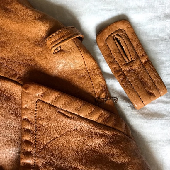 Banana Republic Golden Brown Leather Jacket - Picture 8 of 8